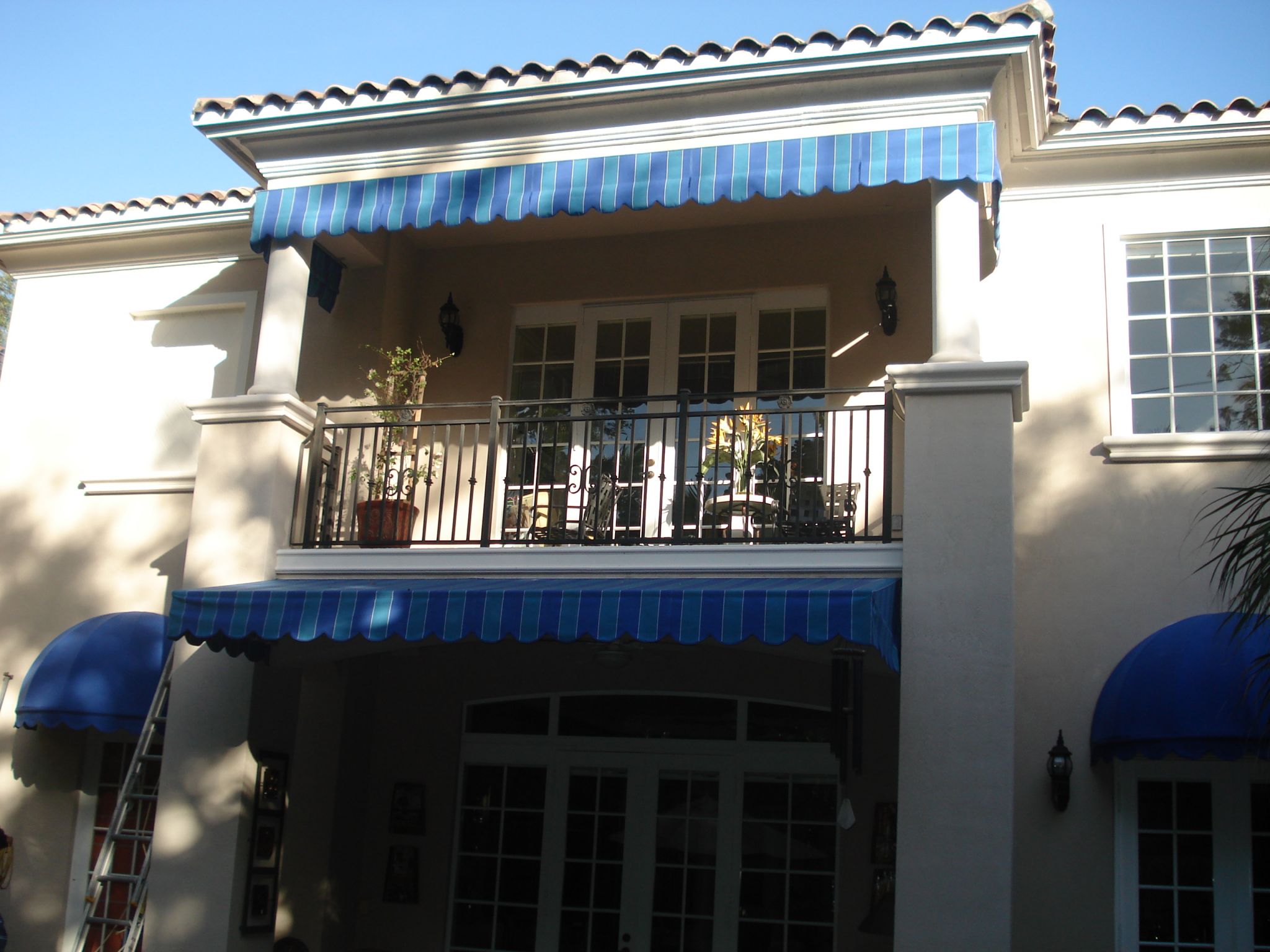 Balcony awning — South Florida residential